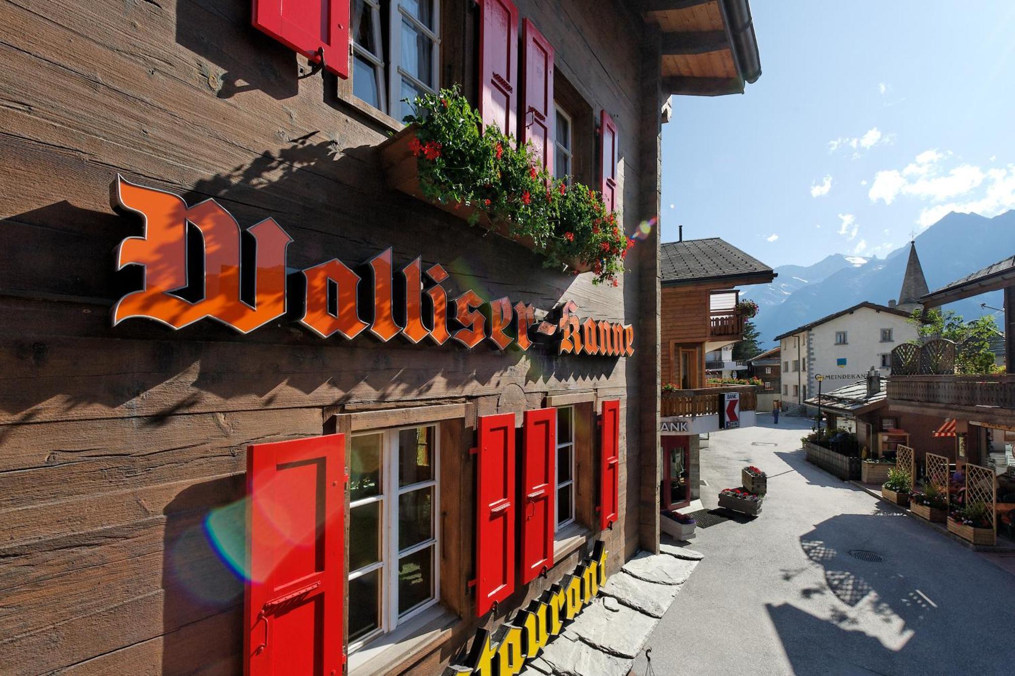 Hotel Walliserkanne Grächen Zewnętrze zdjęcie